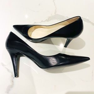 Lauren by Ralph Lauren Black Leather Pumps